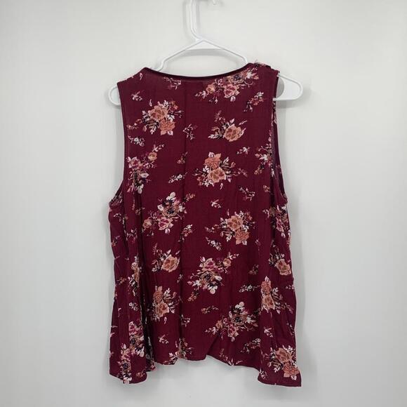 Angels Floral Tank Women's Size Large - Picture 2 of 4